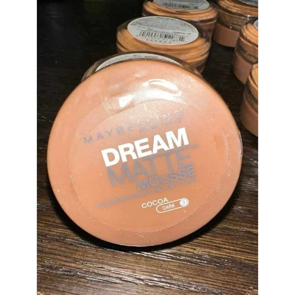 Maybelline Dream Matte Mousse COCOA DARK 3 Foundation, factory sealed
